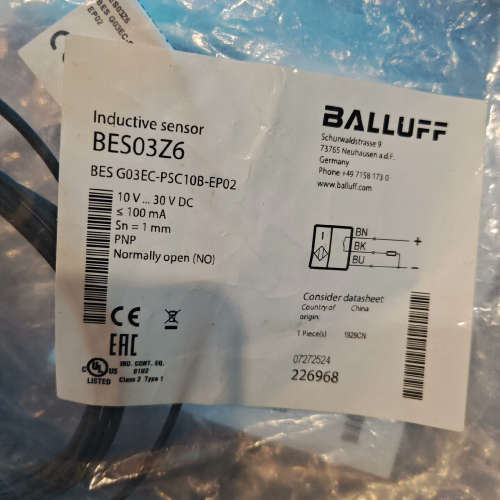 议价巴鲁夫BES03Z6   BES G03EC-PSC10B-