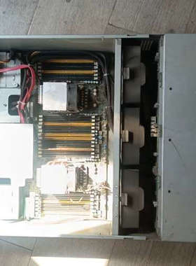 议价24盘位X99双路服务器双电源双散热器准系统，含CPUe5-