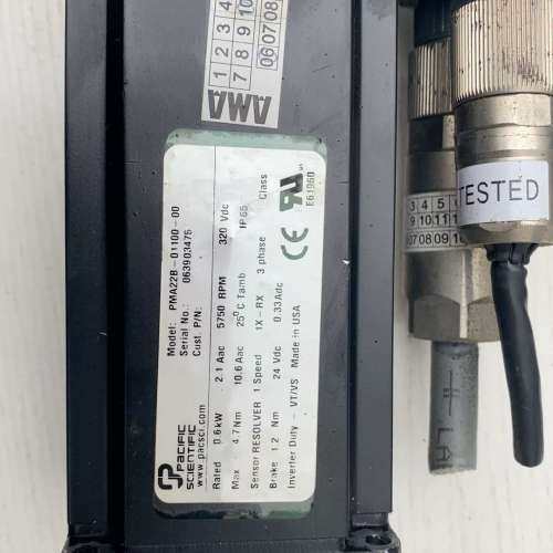 议价PMA22B-01100-00拆机太平洋伺服电机