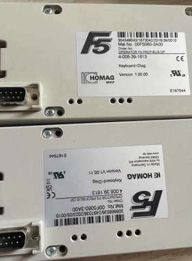 议价全新德国HOMAG豪迈F5操作面板4008391613，型号