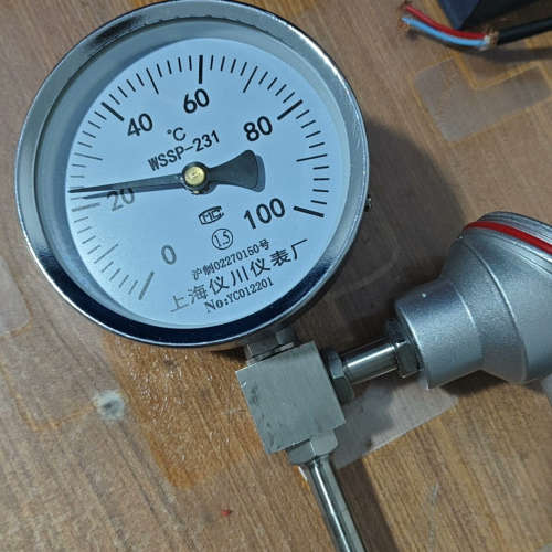 议价WSSP一231双金属温度计带PT100输出80全新