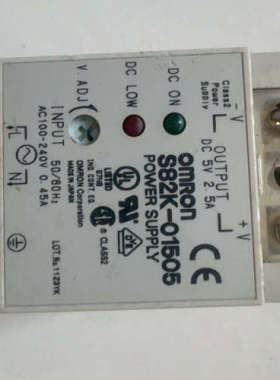 议价S82K-01505二手小型导轨安装开关电源，成色实图