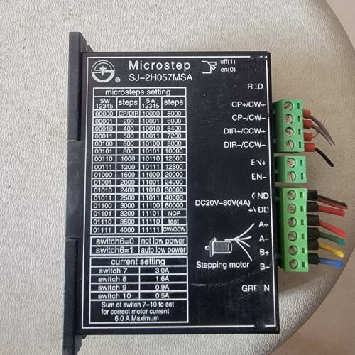 议价步进电机驱动器SJ-2H057MSA，拆机6个，功能正常，图