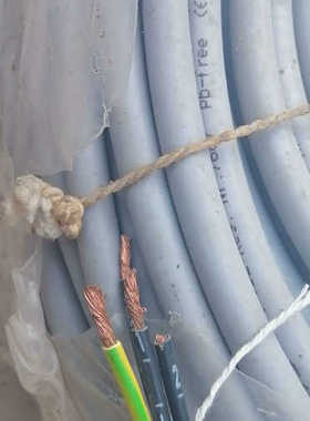 议价工程剩余灰色护套线TKD德国4*2.5平方100米850