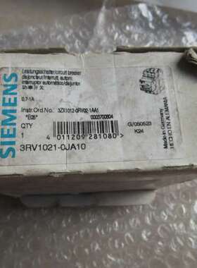 议价全新原装 3RV1021-0JA10 外盒旧 现货