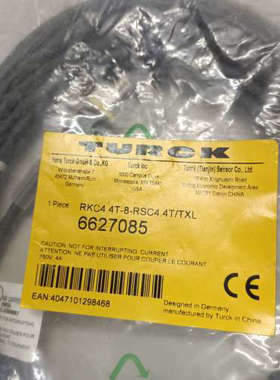 议价全新TURCK图尔克连接线！型号RKC4.4T-8-RSC4