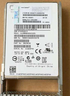 议价00E8672 SSD 2.5寸SAS 387GB   IB