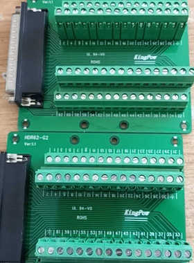 议价KingPoW62针公头接线板HDR62－G2，有
