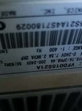 议价台达 VFD015S21A  变频器正常拆机使用。功能正常。