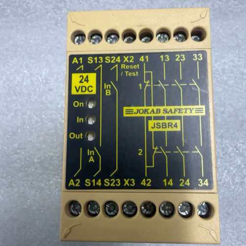 议价拆机佳可保JOKAB SAFETY安全继电器 JSBR4 2