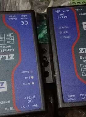 议价卓岚ZLAN5103串口服务器 以太网转234/485实物拍