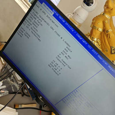 议价拆机J3160一体机，工控机主板如图所示，M2接口，4个us