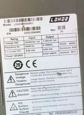 议价高创驱动器LDHD2-0062AEC-E