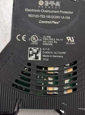 议价E-T-A REX12D-TE2-100-DC24V-1A-