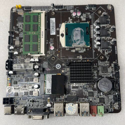 议价迷你工控小主板HM65主板带i5三代cpu带8G内存 使用正