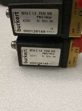 议价宝德burkert6014电磁阀   000126149全新
