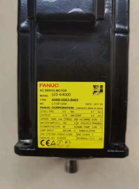 议价A06B-0063-B403发那科伺服电机，几乎全新，实物拍