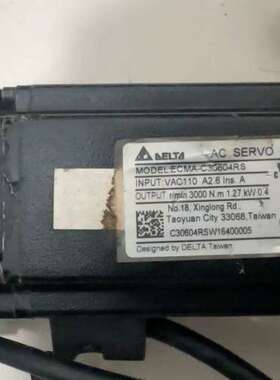 议价台达伺服电机ECMA-C30604RS功率400W