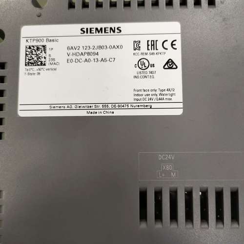 议价触摸屏KTP900 Basic，型号6AV2 123-