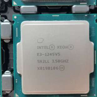 议价Intel Xeon E3-1245V5 拆机cpu.四核带