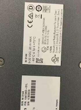 议价NI9144，8槽机箱，几乎全新，功能完好，清货，议价出