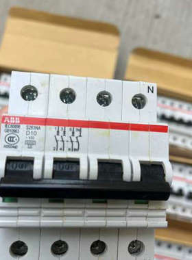 议价ABB微型断路器S263NA-D10带过电压保护 断路器空气