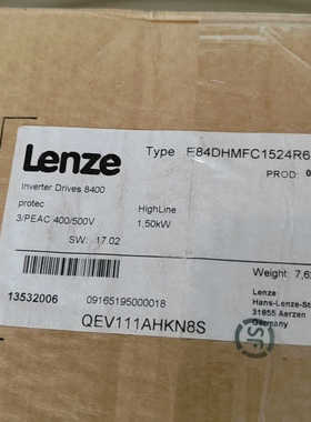 议价Lenze E84DHMFC1524R6SLCE 伦茨变频器