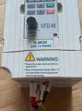 议价拆机台达变频器 ⅤFD004M21A  输入  200-24