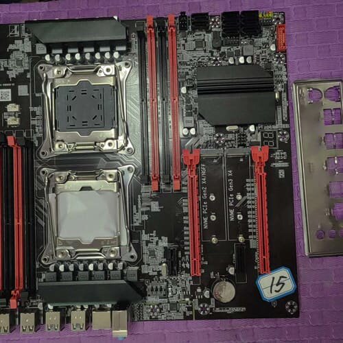 议价科脑X99D4双路主板 支持2011针E5处理器 8个DDR
