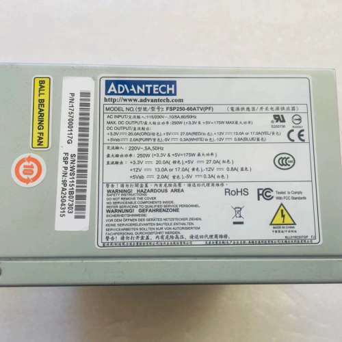 议价研华工控机电源FSP250-60ATV电源 /250瓦 使用