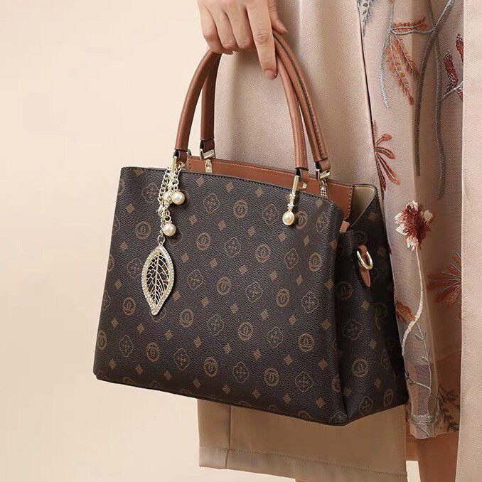欧美时尚印花女包手提包大容量好看气质百搭单肩包斜挎包妈妈礼物