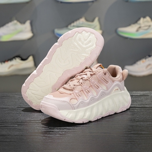 李宁宝可梦联名系列曲奇女子2026春季新品减震回弹休闲鞋AGCW178