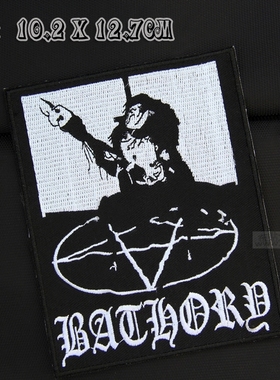 瑞典维京金属Bathory乐队 哥特黑暗重金属摇滚布贴 衣服熨烫臂章
