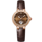 飞亚达柿柿如意倾城系列机械女表时尚镂空小众手表女