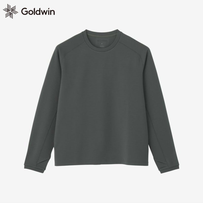 Goldwin双层长袖T恤户外套头衫