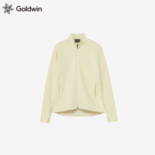 日本代购Goldwin24新款户外运动弹力保暖抓绒衣女夹克滑雪中间层