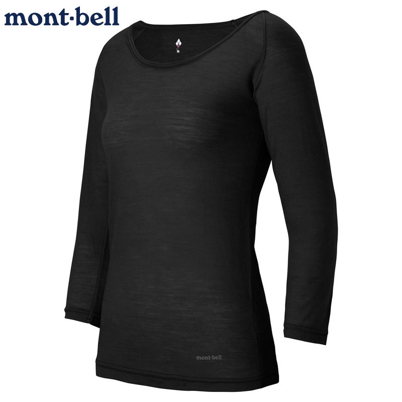 montbell羊毛内衣轻薄保暖户外