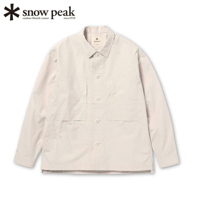 日本snowpeak雪峰轻薄长袖衬衫