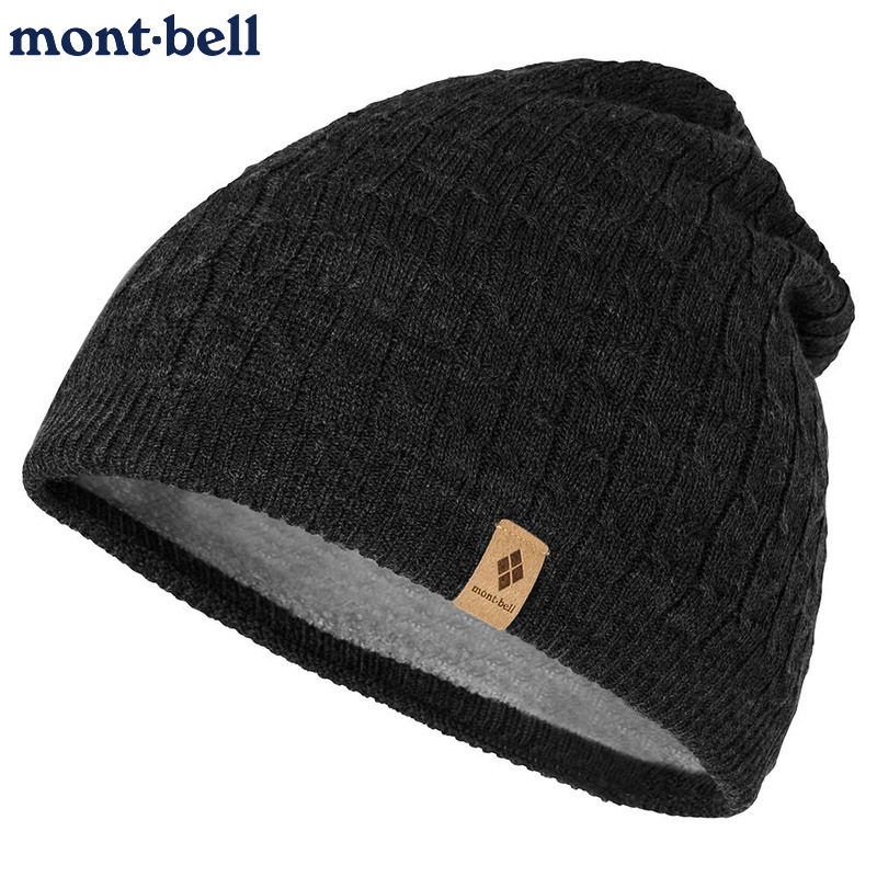 montbell针织帽子男女同款日本