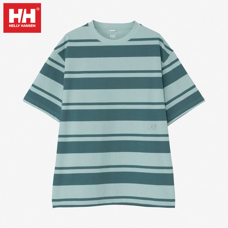 HH海丽汉森夏季条纹短袖T恤速干