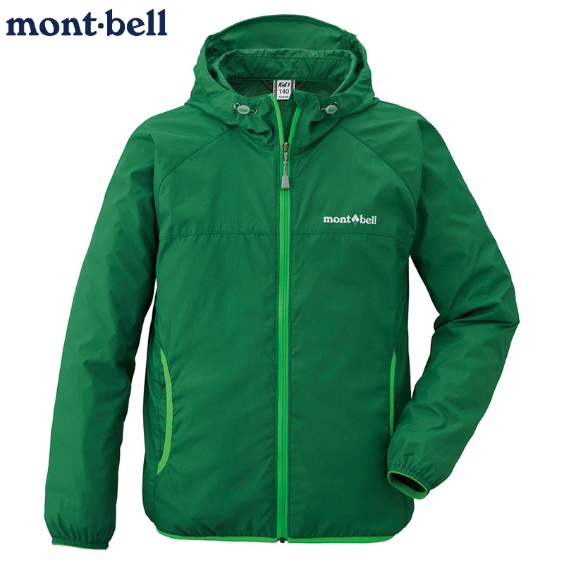 montbell防风夹克儿童外套便携