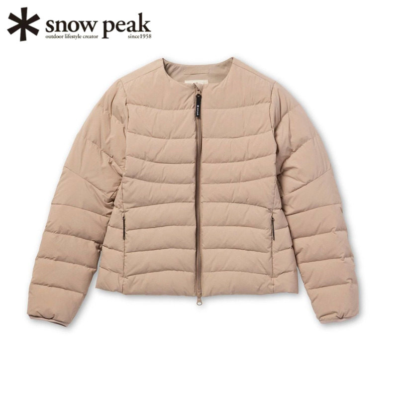日本snowpeak雪峰轻量羽绒服女