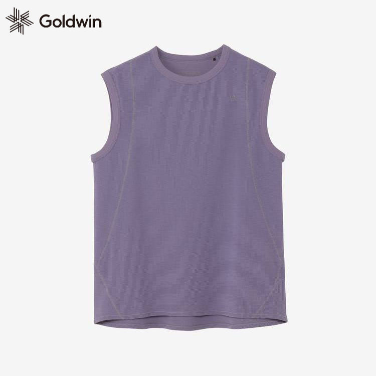 Goldwin华夫格无袖透气夏季马甲