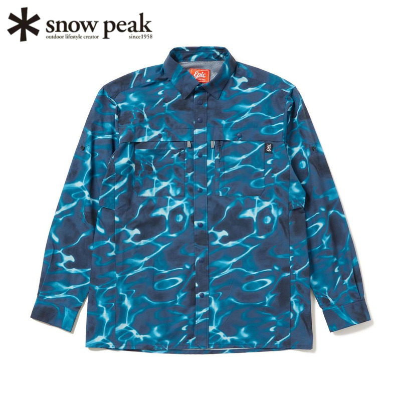 日本snowpeak雪峰长袖衬衫户外