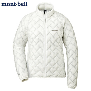 日本直邮montbell户外轻薄羽绒服女1000蓬立领登山保暖鹅绒服外套