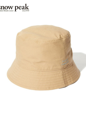 日本代购SnowPeak雪峰渔夫帽男女Camping Club轻量户外露营遮阳帽