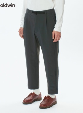 日本代购Goldwin新款九分裤One Tuck Tapered Ankle户外休闲裤子