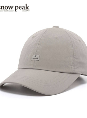 日本snowpeak雪峰logo棒球帽子