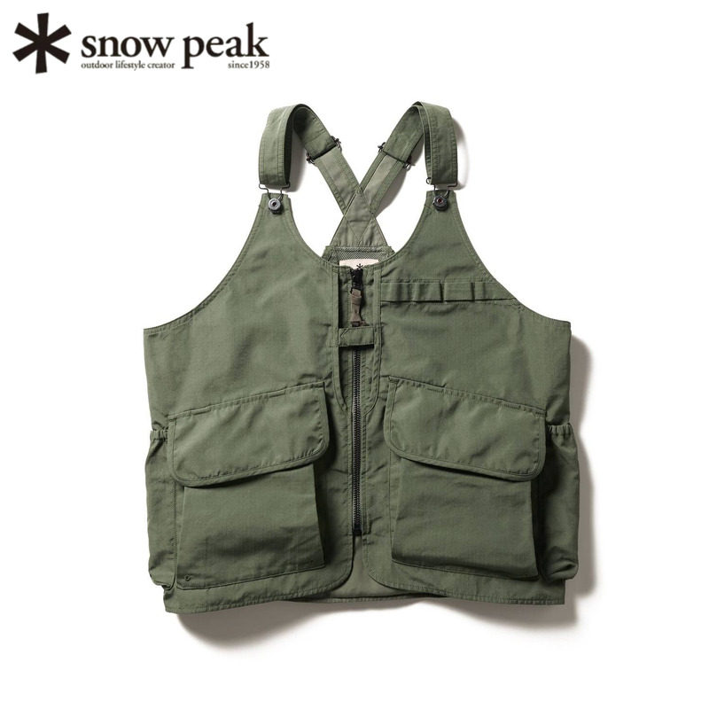 日本snowpeak雪峰户外露营背心