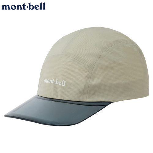 montbell透明帽檐防雨防晒鸭舌帽